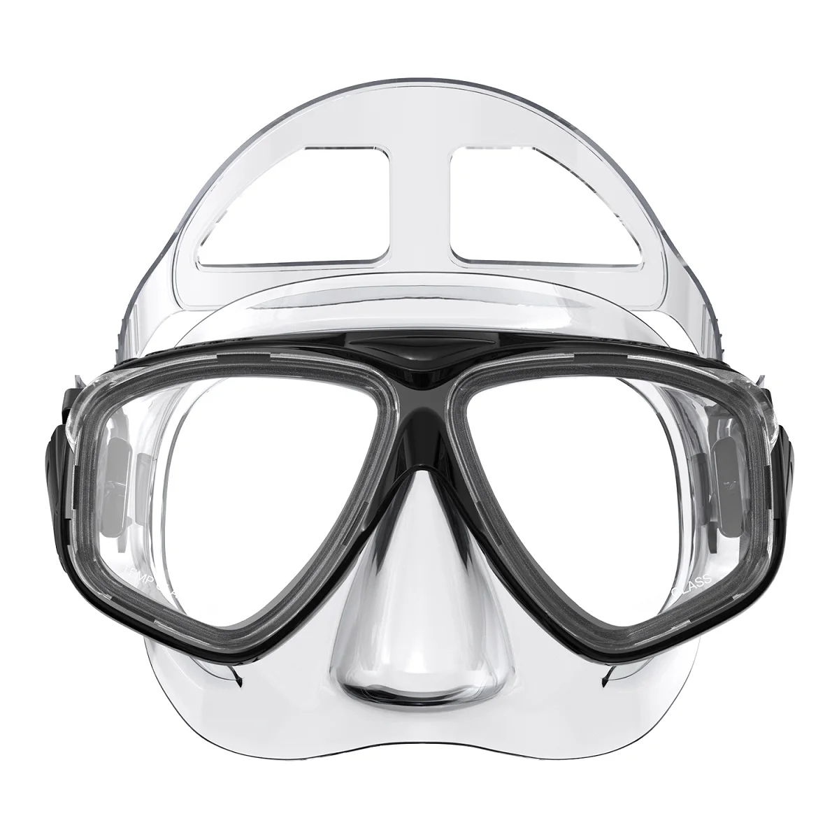 Tauchmaske Optische Kurzsichtigkeit Myopie Tauchglas Tauchschwimmbrille Gehärtete Brille Kurzsichtiges Lesen -1,0 bis -9,0 – Detail 9