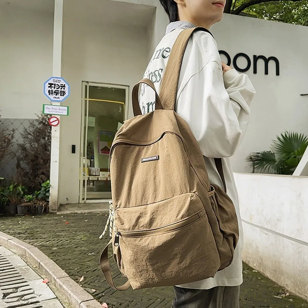 

Fashion Foldable Backpack Multifunctional Large Capacity Shoulder Bag Casual School Bag Women