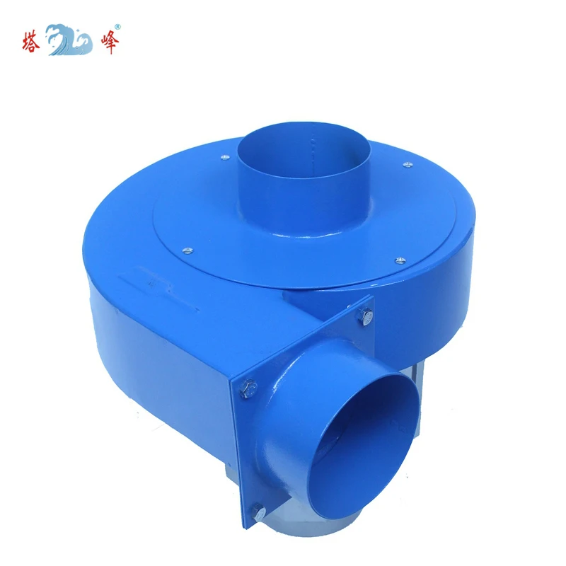 0.75kw stepless speed VFD regulate industrial hot air dust exhaust blower centrifugal fans 380 with 100mm pipe