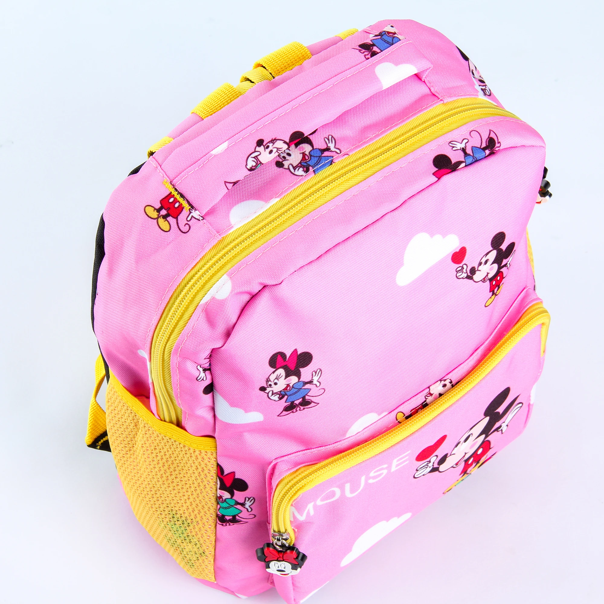 Mochila escolar de dibujos animados de Disney para niños, bolsa de Mickey Mouse, Minnie, Kawaii, regalos de cumpleaños para niñas