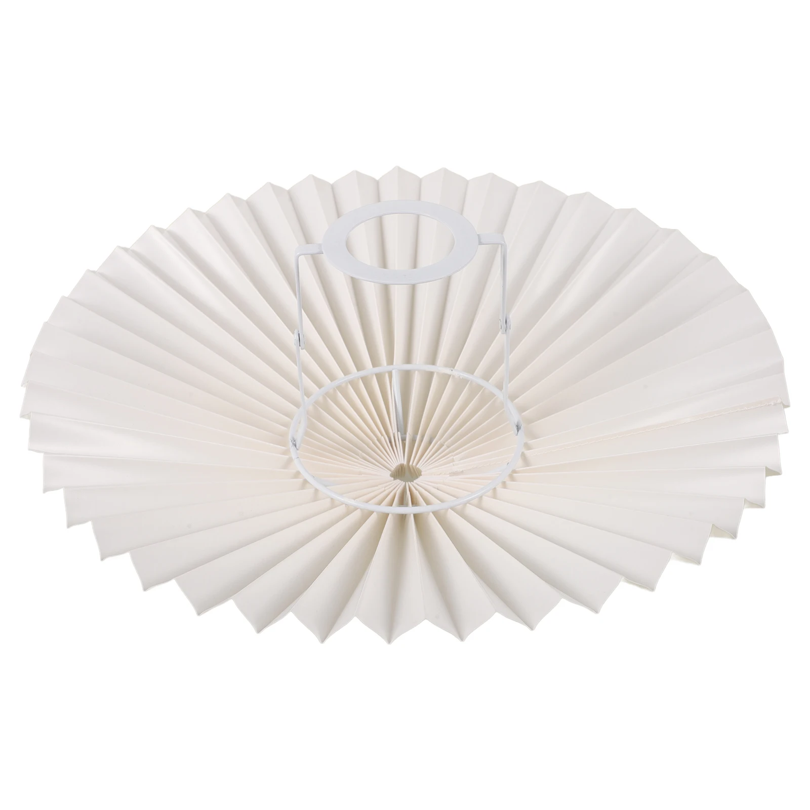 

Umbrella Lampshade White Rotatable Pleated Lampshades for Desk Floor Lamp Shade Floor Bedroom Study Light Fixture