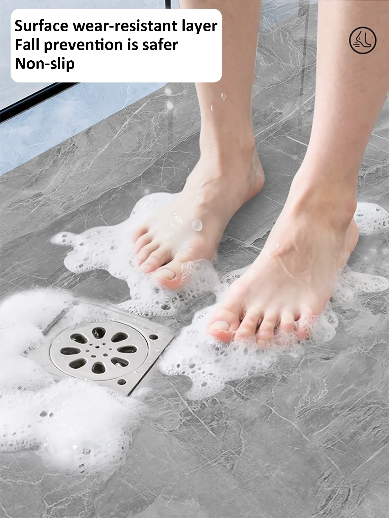 Imitation Marble Floor Tile Si - Home Cinema Room review and price