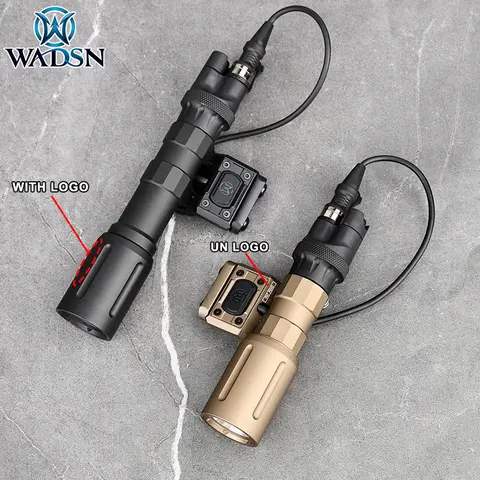 Tactical PLH V2 Flashlight UN Hot Button Remote Pressure Switch Tail Cap For 20mm Rail High Power 1300Lumens Hunting Scout Light