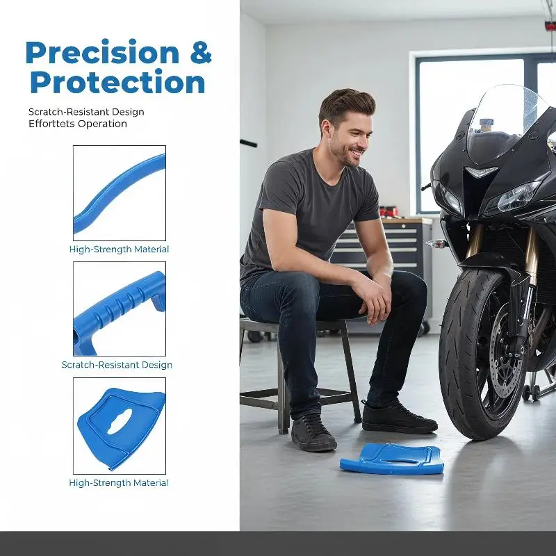 1Pcs Portable Motorcycle Tire Disassembly Auxiliary Tool Durable Tire Removal Repair Tool for DIY Enthusiast Biker Use