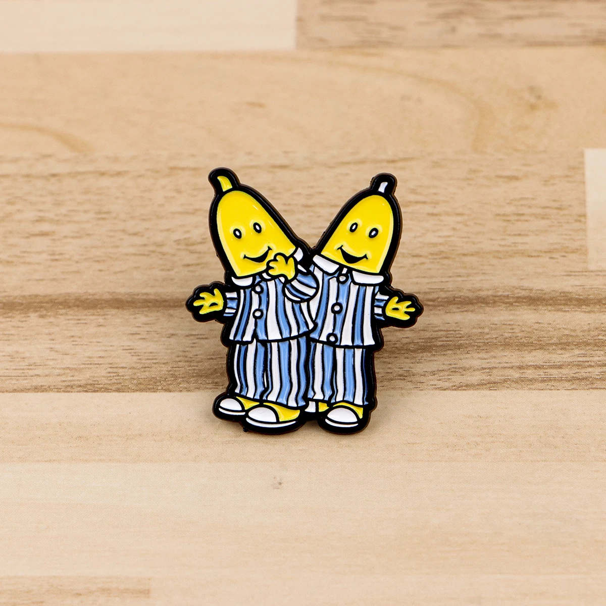 Funny Pajama Banana Man Enamel Pins Cartonn Fruit Brooch Lapel Pin Badge on Backpack Clothing Accessories Fashion Jewelry Gifts view 2