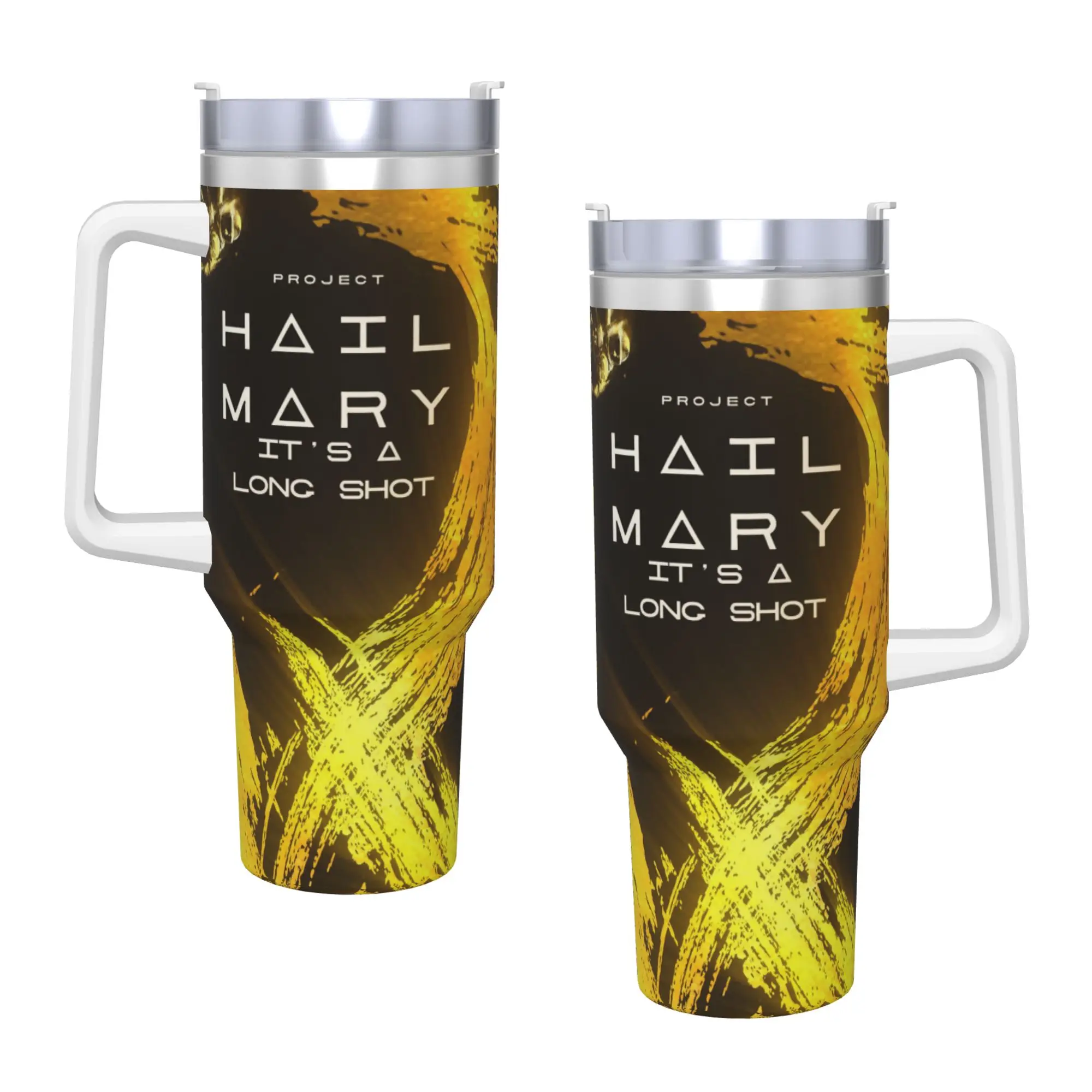 Project Hail Mary Movie 2026 Insulated Tumbler with Straws  Stainless Steel Coffee Mugs Office Home Car Bottle Cups 40oz
