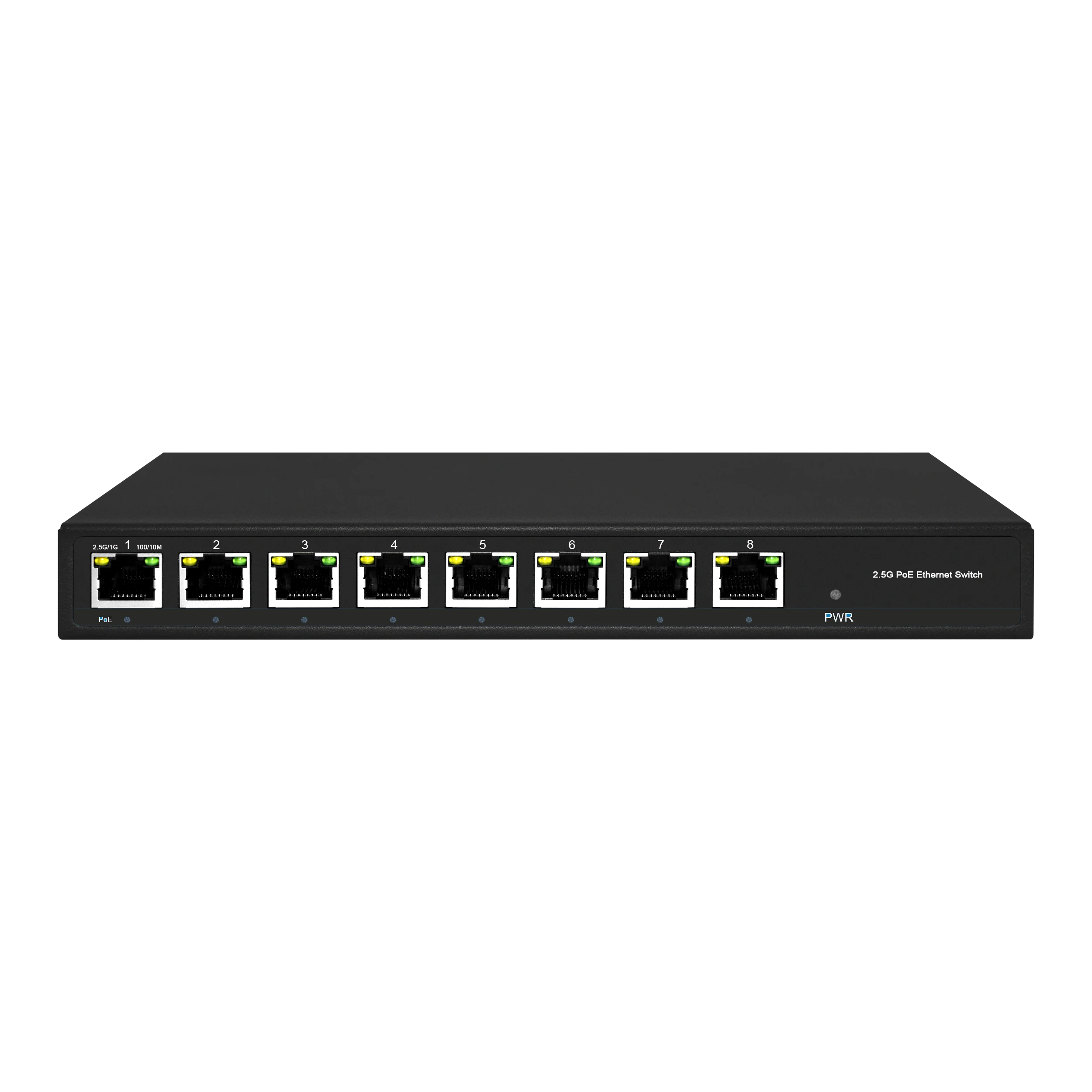 Web Managed 8 Ports 2.5Gb POE Switch 802.3BT Multi Gigabit Lan 2500Mbps WiFi6 Connection