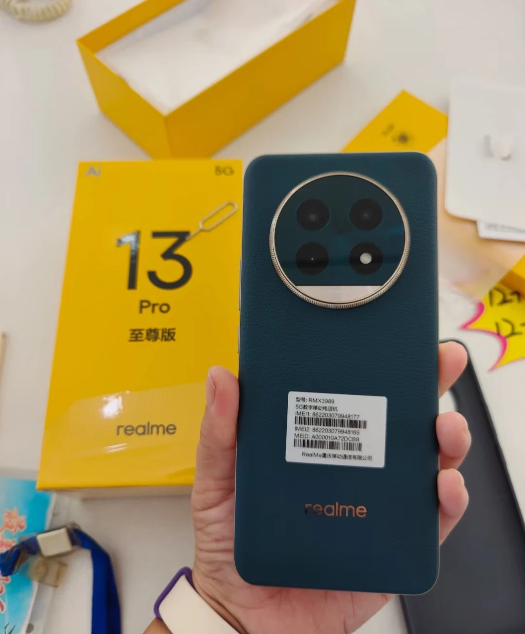هاتف محمول Realme 13 Pro Ultra 5G جديد بشاشة 6.7 بوصة OLED Snapdragon7s Gen2 5200 Mah 45W كاميرا فائقة الشحن 50 ميجابكسل NFC OTA
