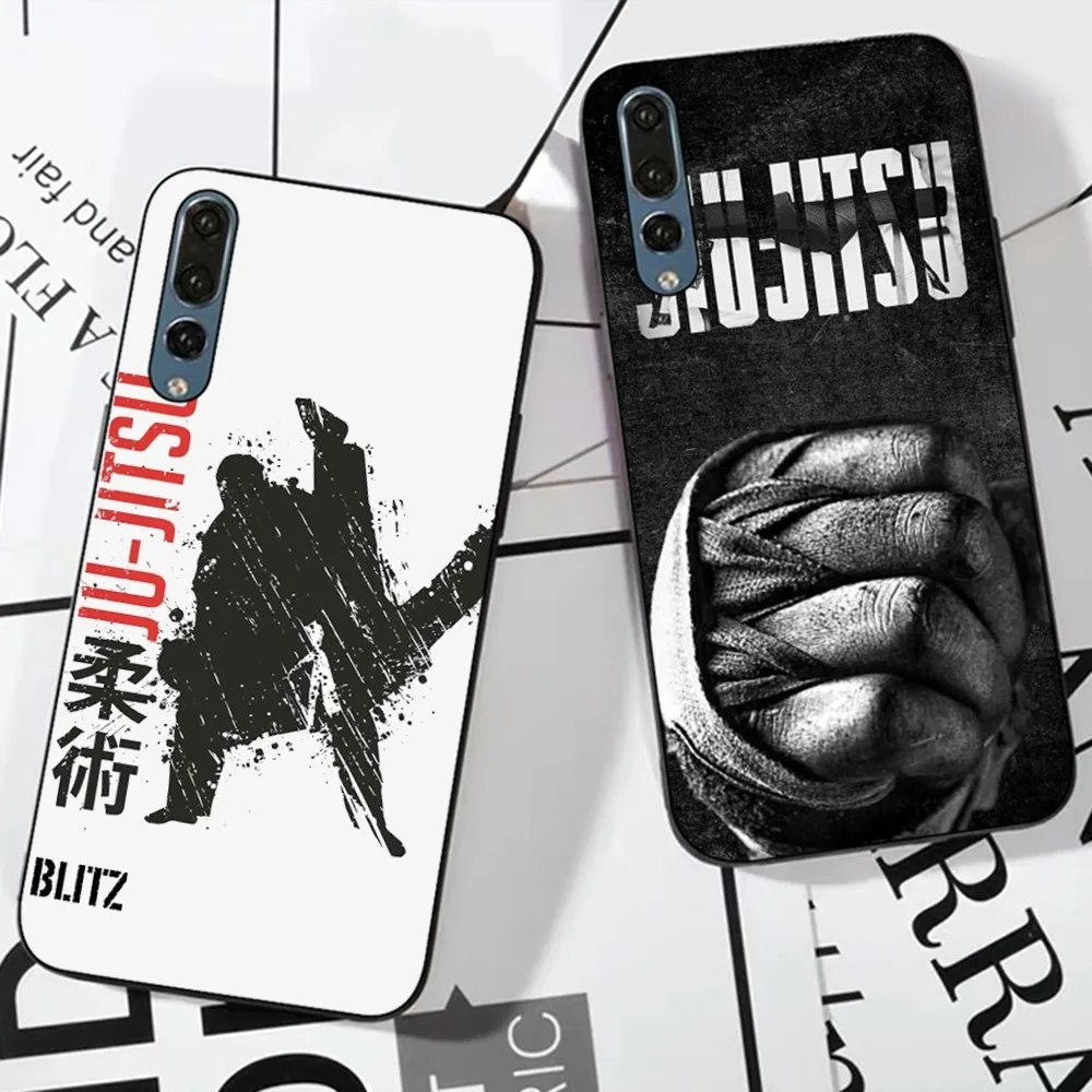 BJJ Brazilian Jiu Jitsu Phone Case For Huawei P 8 9 10 20 30 40 50 Pro Lite Psmart Honor 10 Lite 70 Mate 20lite