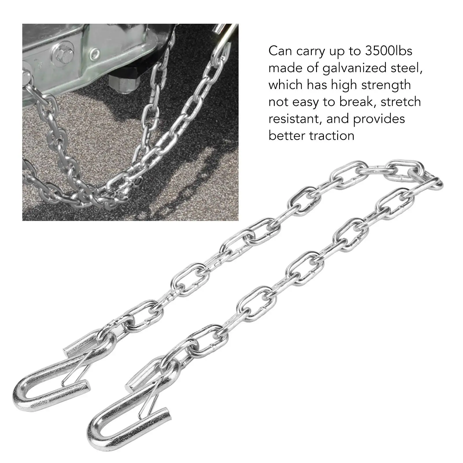 Tow Chain Galvanized Steel Trailer Chain for rv