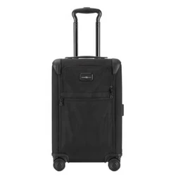 China Factory Ballistic Nylon Omega Shape Bar Handle Trolley Travelling Luggage Bags with 360 Degree Spinner 4 Wheels