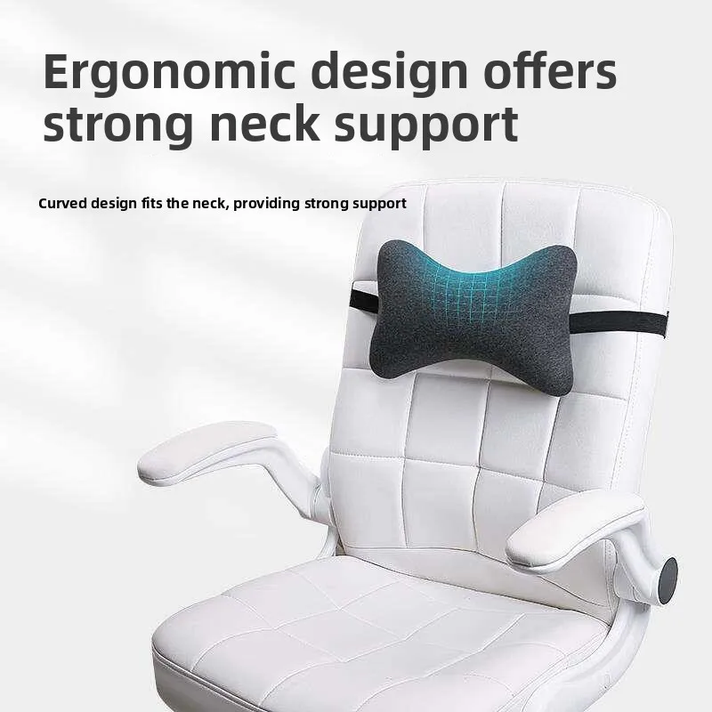 Memory Foam Neck Support Pillow Office Chair Car  Cushion Recliner Neck Protector Modern Simple Style Bone Shaped Pillow