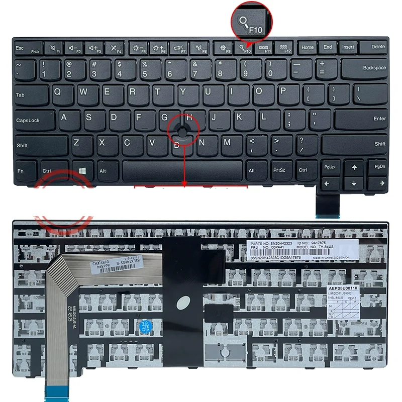 

Подсветка США/без подсветки для Lenovo T460S/T460 S2/Thinkpad 13/13 2-го поколения/S2 2016/S2 2017/T470S