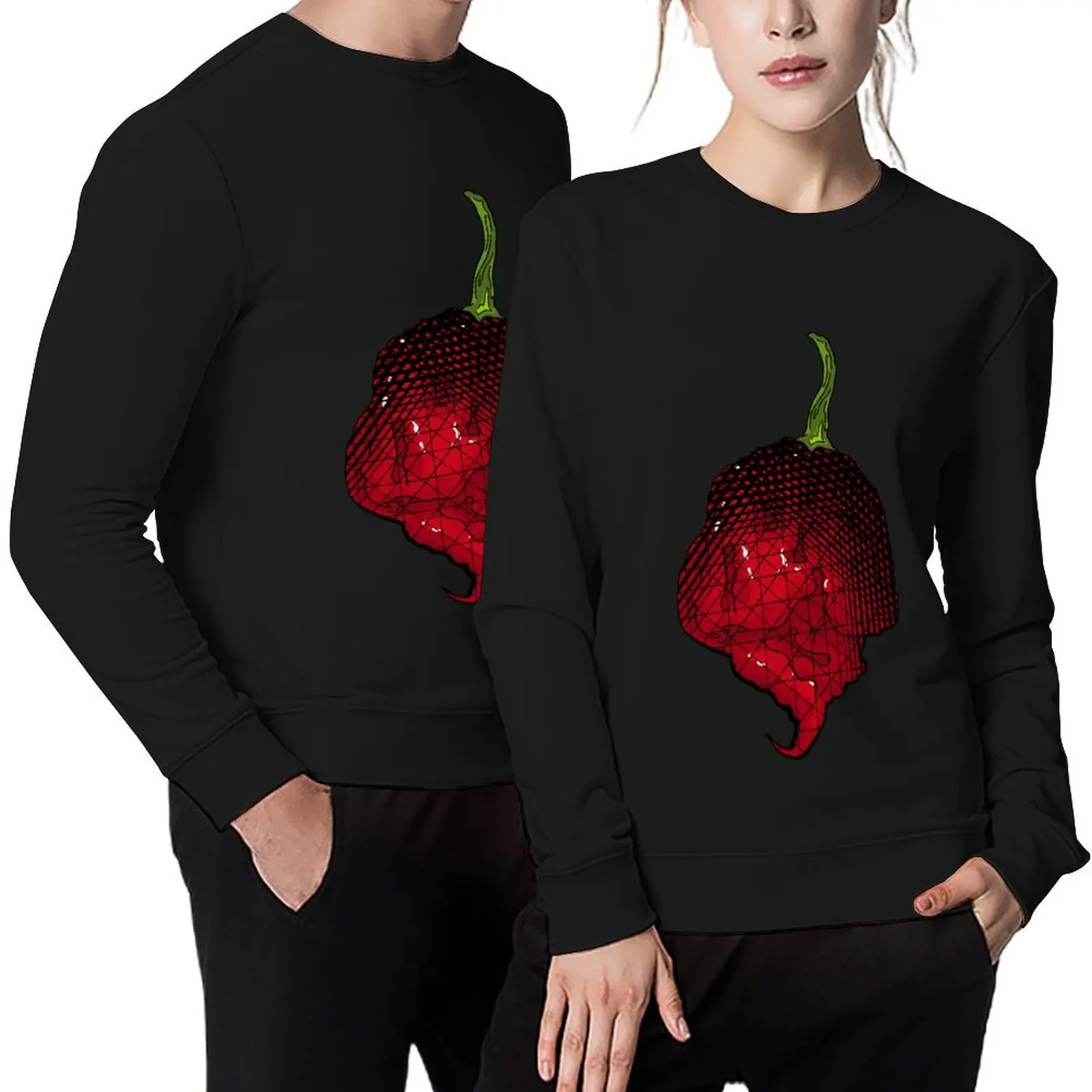 Carolina Reaper Chilli Pepper Jersey picante abrigo de hombre ropa de otoño para hombres ropa de hombre sudaderas gráficas