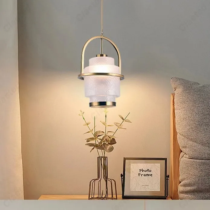 

Креативная простая светодиодная стеклянная люстра для гостиной, столовой, прохода, бара, декоративное освещение, лампы