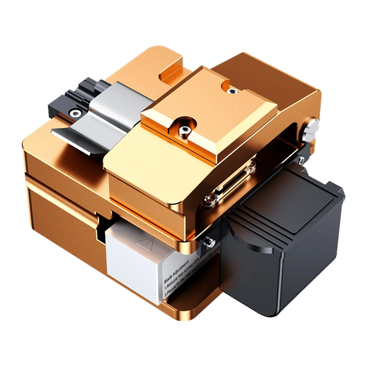 AT59 S09 Fiber Optic Cleaver Light Optical Fiber Fusion Splicer Cutter FTTH Fiber Cold Connection Cutter with Dust Bin