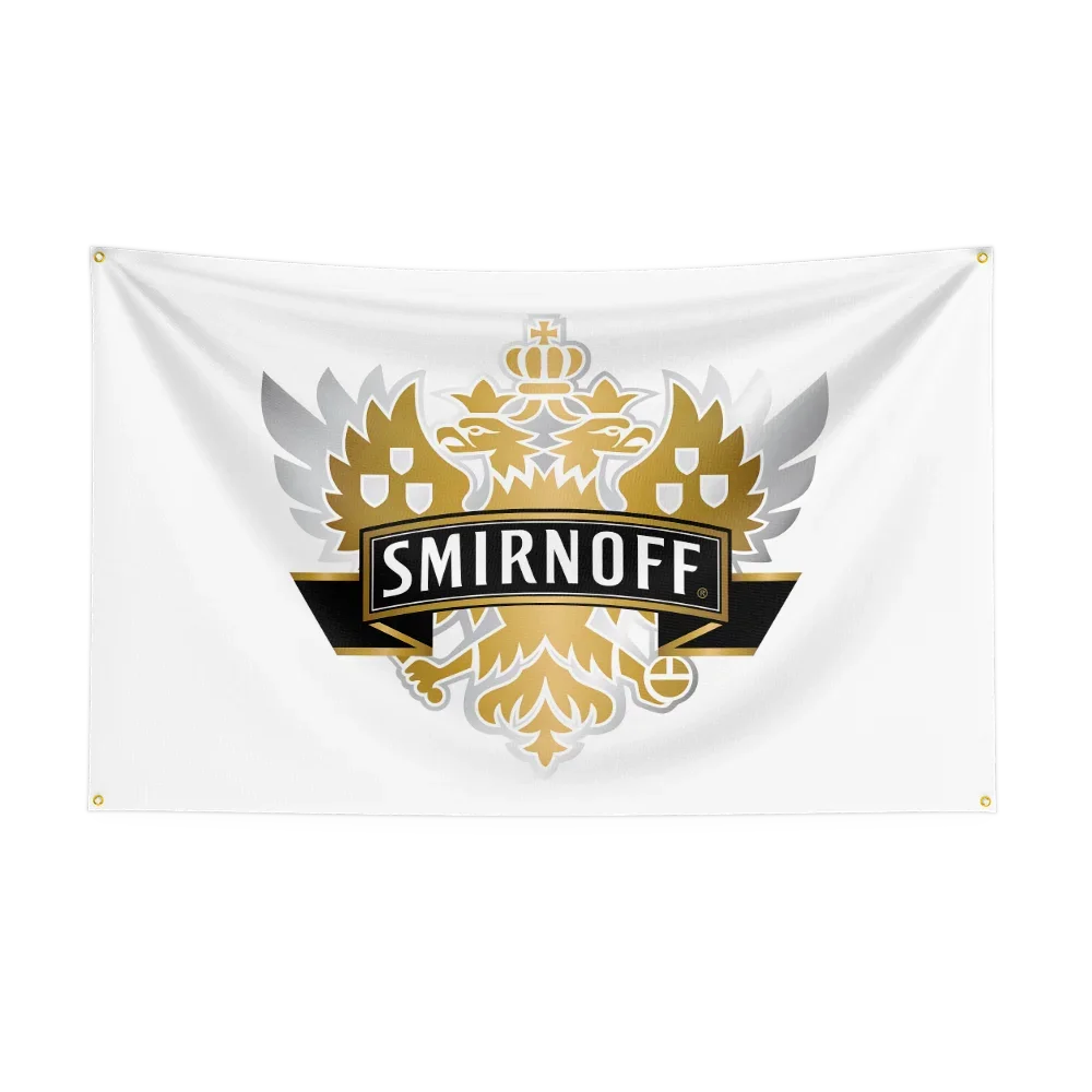 3×5ft S-smirnoffS Vodkas Flag Polyester Printed Alcohol Wine Banner For Decor Drink rum Beer Flag