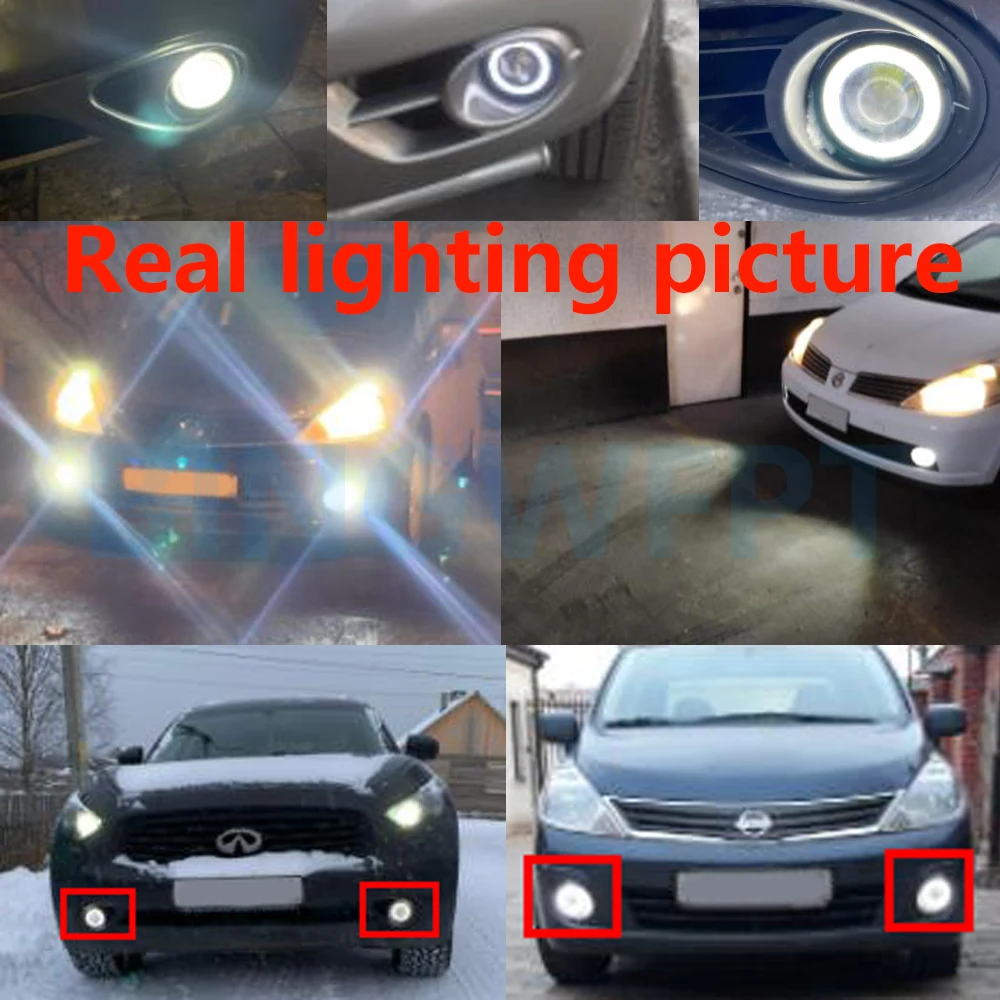 2X Fog Lights For Infiniti EX EX25 EX35 EX37 2008 2009 2010 2012 2013 Car Styling Front LED Fog Lamp Assembly - view 5