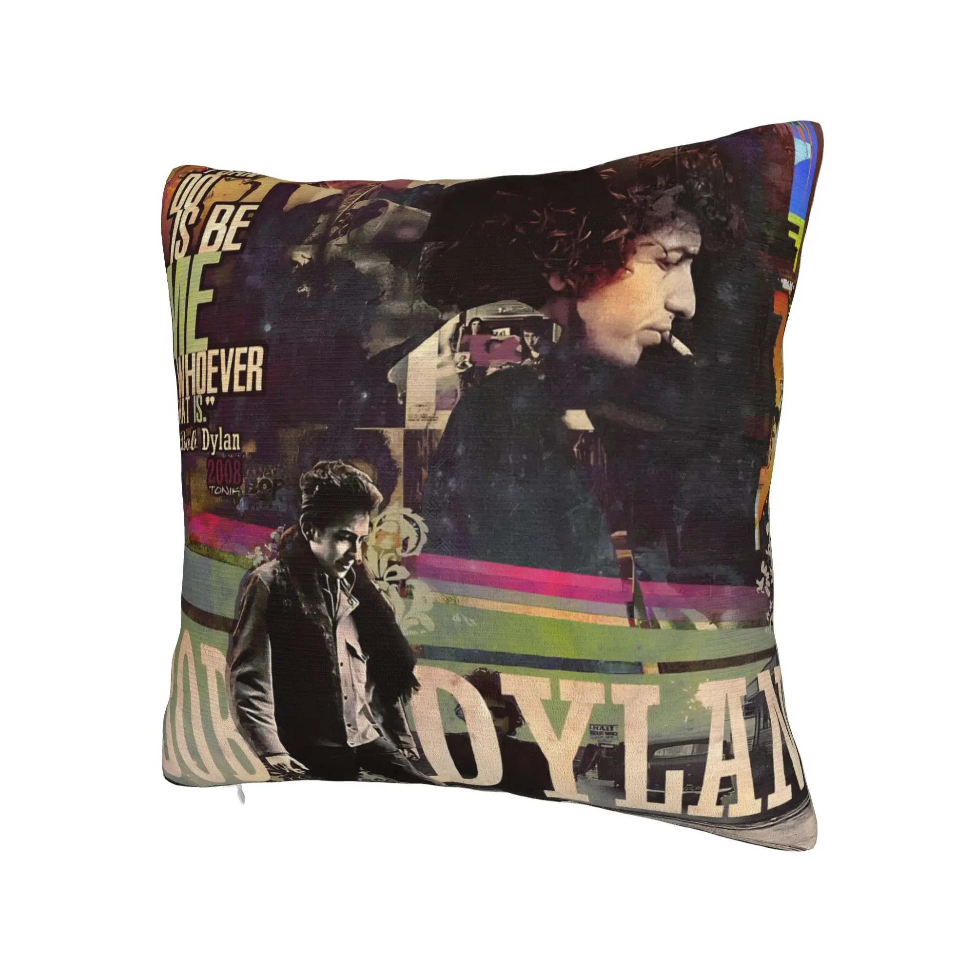 Decorative Pillow Cover Bob Dylan Singer Merchandise Chair  Throw Pillow Case Cover Square Multi-Size