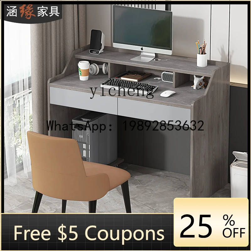 

Z3 light luxury rock slab desk desktop computer desk small household multi-function desk table