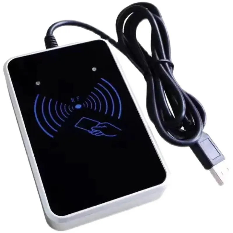 USB Port 125Khz or 13.56Mhz Mifare RFID Contactless Proximity Smart USB Magnetic Card Reader for Access Control System