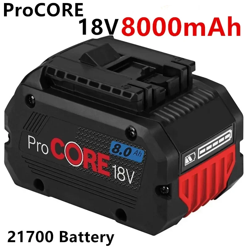 

18V 8000mAh ProCORE Ersatz Batterie für Bos Professionelle System Cordless Werkzeuge BAT609 BAT618 GBA80 21700 Zelle