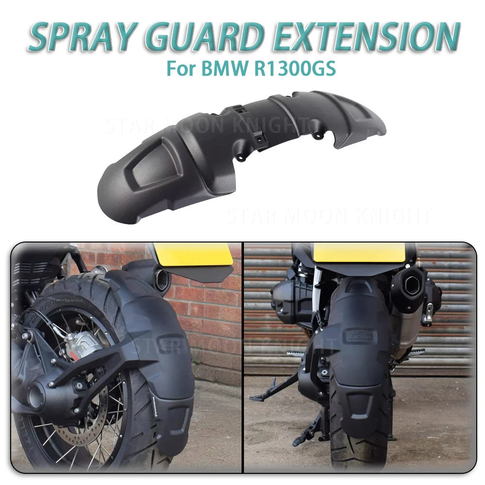 Motorcycle Accessories For BMW R 1300 GS R1300GS R 1300GS 2023- Rear Wheel Spray Guard Extension ABS Fender Extender Protection