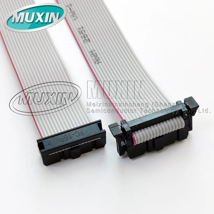 FC30/34/40/50/60/64P IDC2.54 Gray Flat LED Screen ConneCtion JTAG DownloaD Cable