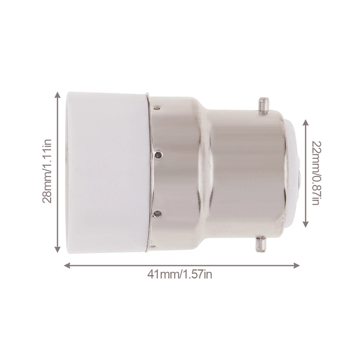 5pcs/lot Universal B22 to E14 High Temperature Resistant LED Bulb Base Adapter Light Converter Lamp Socket Holder