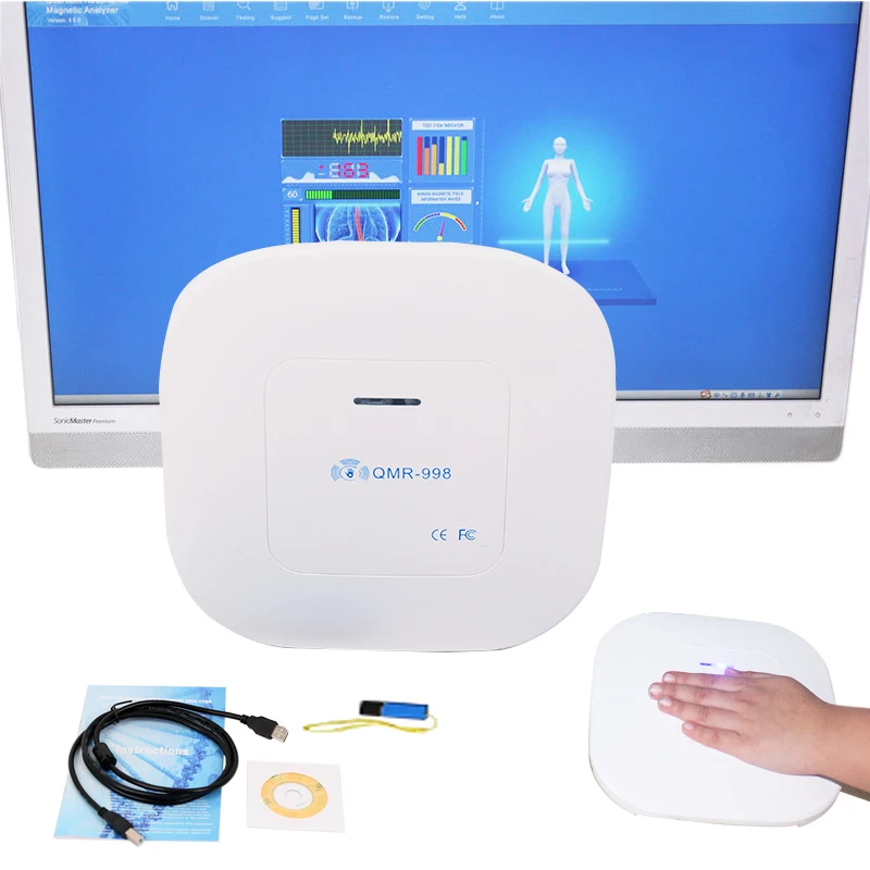 

Newest QMR-998 Quantum Magnetic Resonance Analyzer Hand Touch Quantum Body Health Analyzer 2024 Version Diagnosis Test Machine