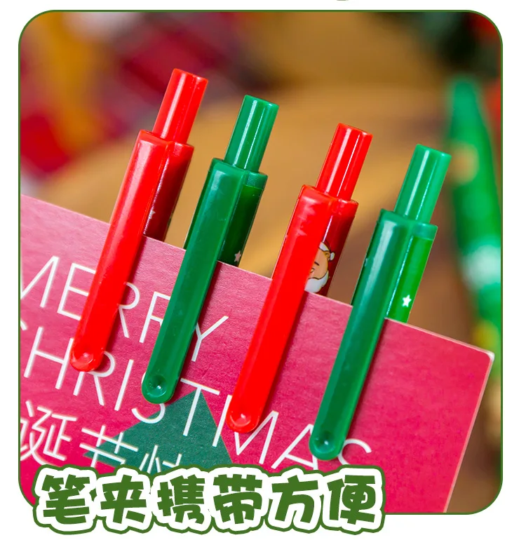 10 unids/lote, regalos de Navidad, bolígrafos de prensa para estudiantes, bolígrafo Neutral de Navidad Caybara bonito, bolígrafo de Gel negro de 0,5mm, bolígrafo de firma de papelería