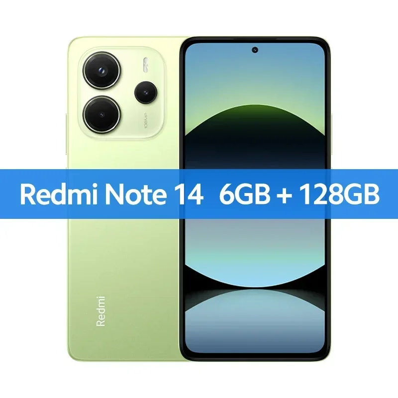 【World Premiere】Global Version Xiaomi Redmi Note 14 MediaTek Helio G99-Ultra 108MP AI Camera 5500mAh 6.67" 120Hz AMOLED Displa