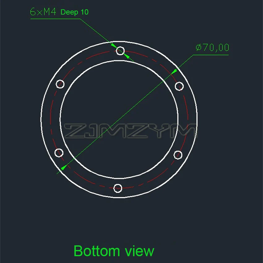 1/12 Remote Control Hydraulic Excavator Model Rotary Supporting Spin Slewing Ring for RC Excavator Model Height 30mm/40mm Rotary