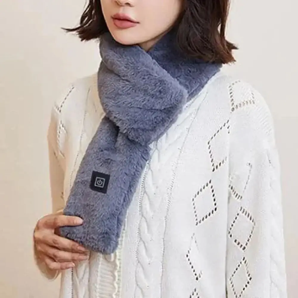 Protection Plus Velvet Scarf Heated Winter Neck Scarf Neck Warm Scarf Warming tools Smart Heating Scarf Neck Cover Plush