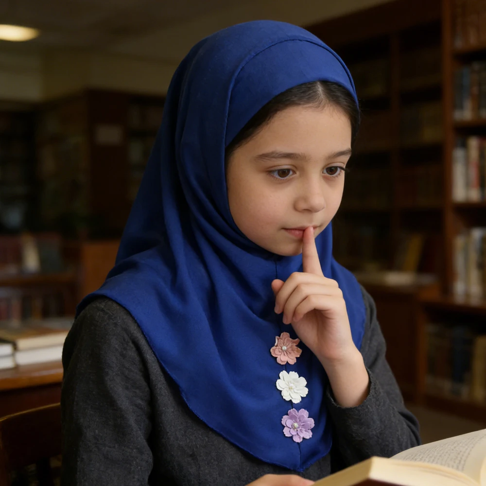 

12PCS/Set Amira for 2-8 Years Kids Girls Hijab Muslim Flower Instant Scarf Islam Turban Niqab Nikab Head Wrap Headscarf Hat Cap