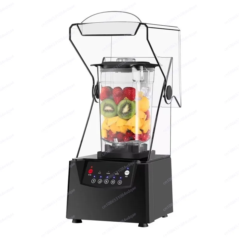 

Commercial silent smoothie machine, special mixer for milk tea shop, sound insulation coverage design