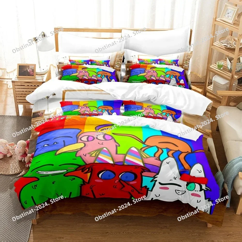 

Garten Of Banban Bedding Set Printed Bed Set With Pillowcase Bed Duvet Cover Soft Single Double Queen Super King Size Kids Girls