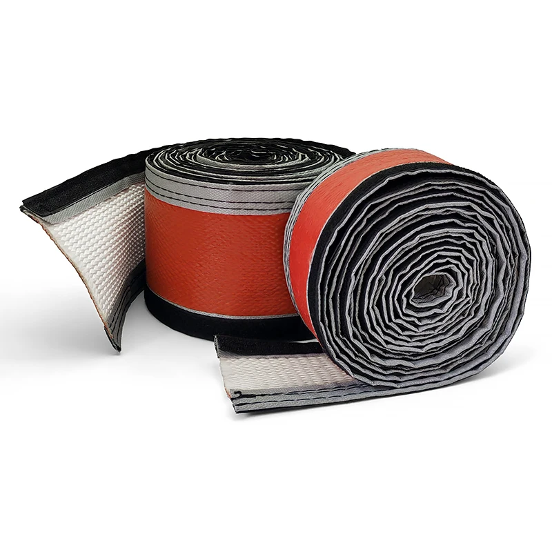 High Temperature Resistant Fiberglass Tube Silicone Resin Coated Glass Fiber Braided Fireproof Sleeve Fire Retardant Casing Pipe