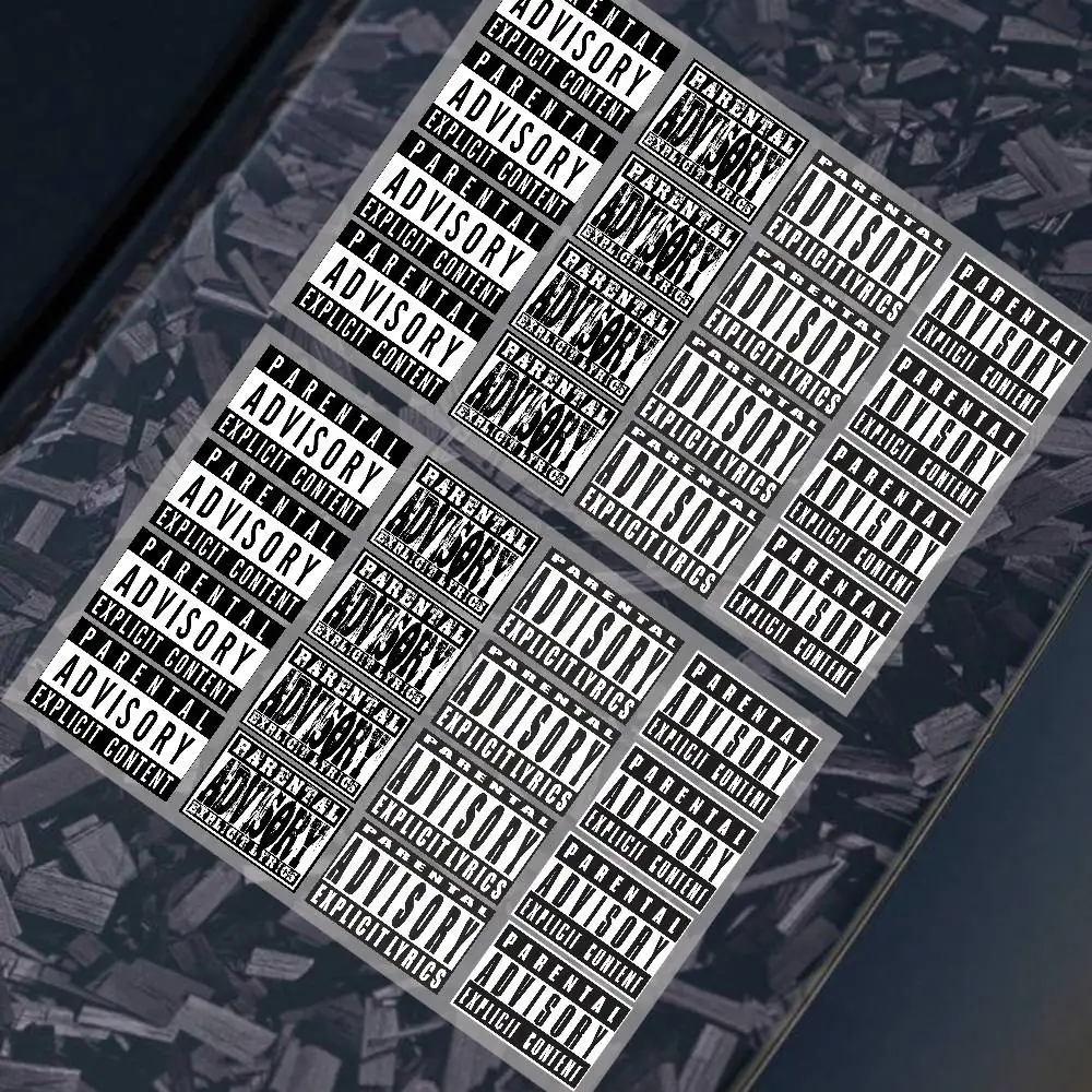 Pegatinas de asesoramiento Parental para motocicleta, parachoques de carrocería, ventanas, paredes de ordenador portátil, calcomanía de vinilo, accesorios de sintonización de coche, 1 ud.