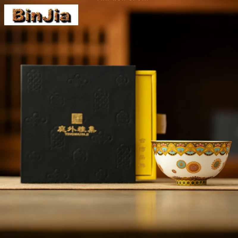 110 مللي لون المينا فنجان الشاي وعاء شاي أنيق إبريق الشاي تذوق رائحة كوب تشازان ماستر أكواب أدوات الشرب المنزلية الحلي #6