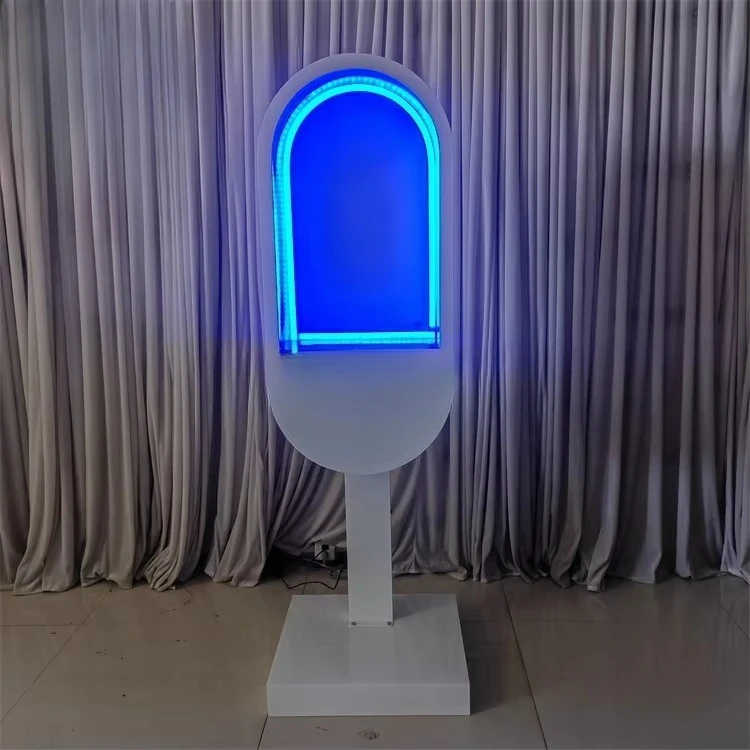 

Уличная металлическая телефонная будка-книга для гостей с аудиосистемой для свадьбы