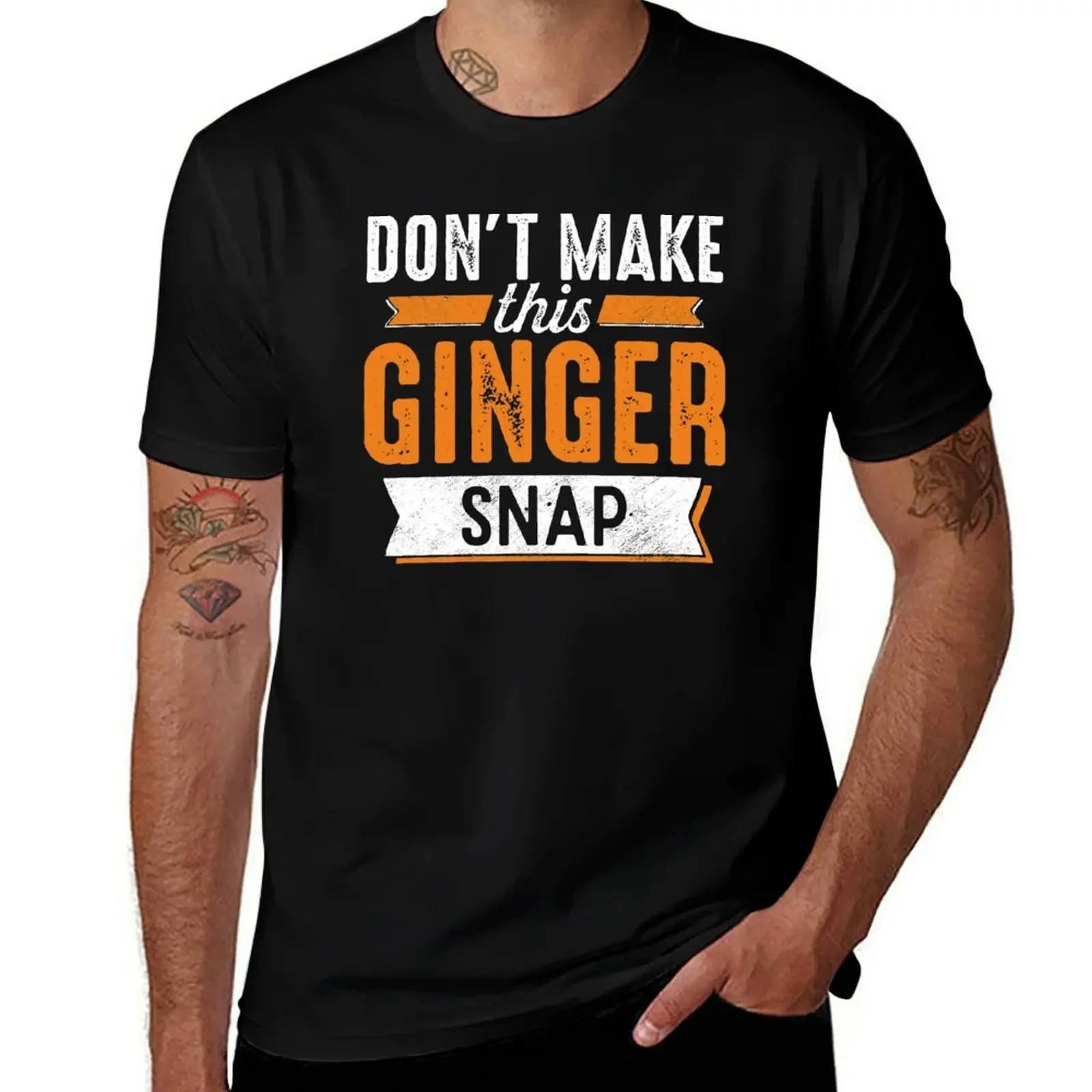 Don't Make This Ginger Snap Funny Gifts for Redhead Red Hair Girl Boy Men Women T-Shirt Louboutins mens plain t shirts