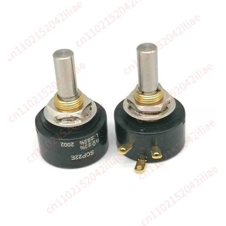 Single turn adjustable resistance potentiometer SCP22E 10K precision trimming potentiometer