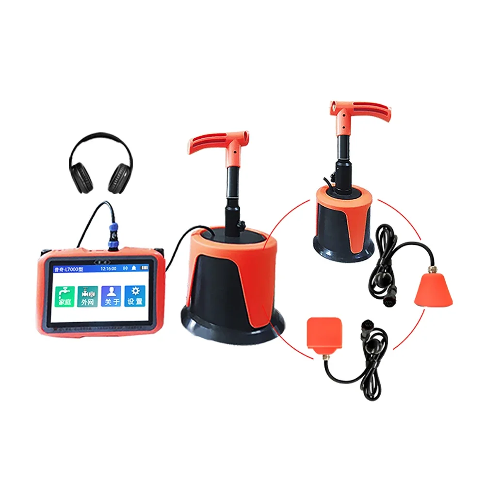 

L7000 Multi Sensors Acoustic Underground Pipe Water Leak Detector Leakage Repair Plumbing Tools