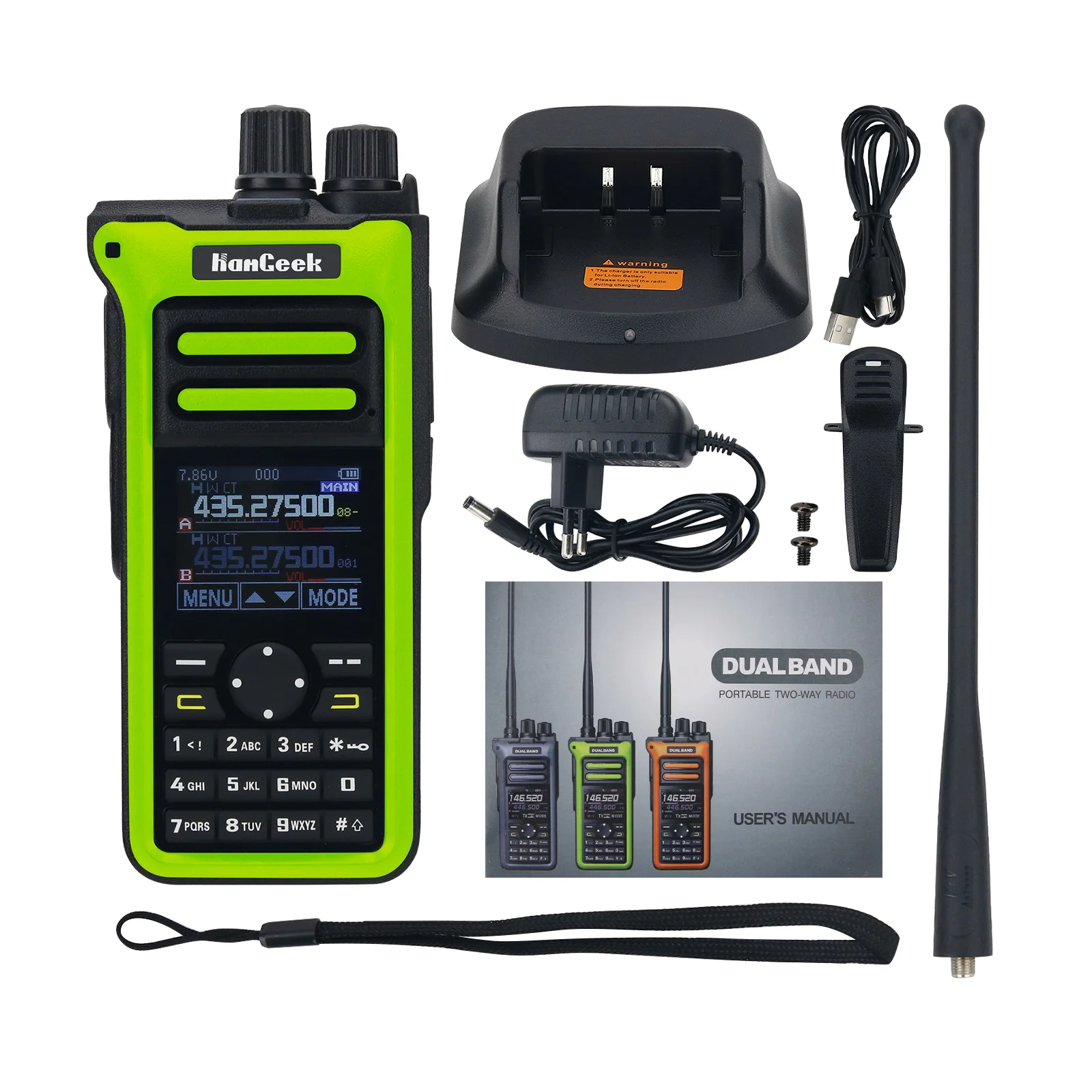 HAMGEEK-GT-10 Walkie Talkie, Rádio Marinha, Receptor de Rádio FM AM, Dual Frequency Display para Ham, Road Trips, 15W, UHF, VHF