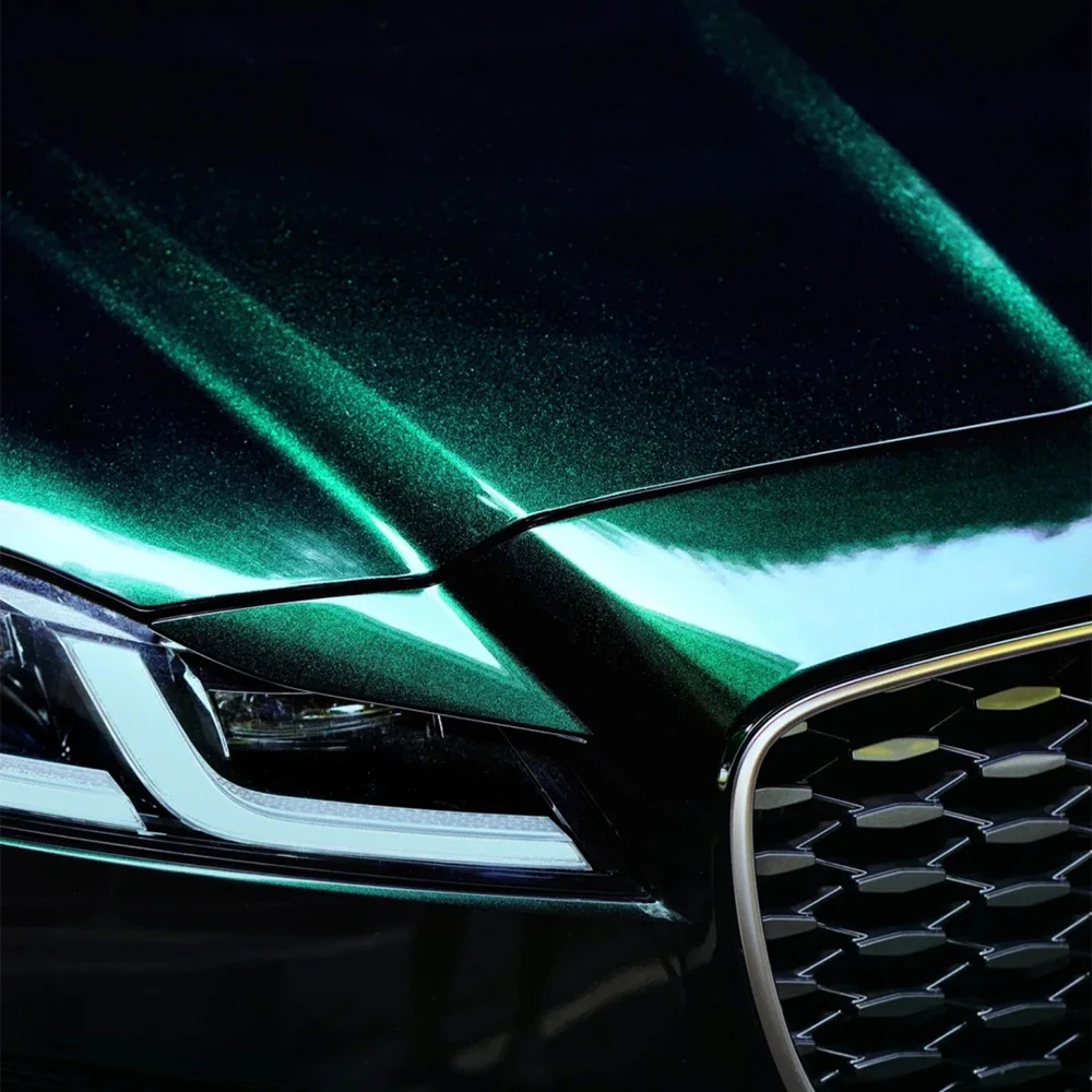 

Car Sticker Metal Paint Dark Green Car Wrap Vinyl Film Color Change Film PET Bubble Free Decals PVC Sticker Car Accessories