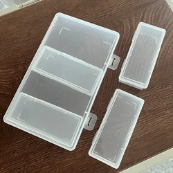 Plastic Box 4pcs Small Boxes Multi-compartment Transparent Case fit DIY Handmade Jewelry Making Finding Storage Organizer