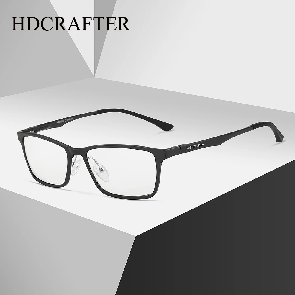 HDCRAFTER High Quality Titanium TR90 Glasses Frame Men Optical Eyeglass Frame Prescription Glasses Male Spring Legs Eyewear
