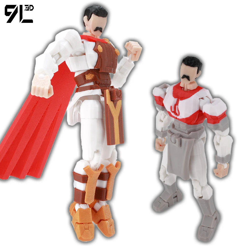 Figura de Ação Multiarticulada 9L3D Impressa do Regente do Império Blindado Viltrum Inquebrável Lucky 13 Dummy13, Ornamentos Decorativos de Mesa