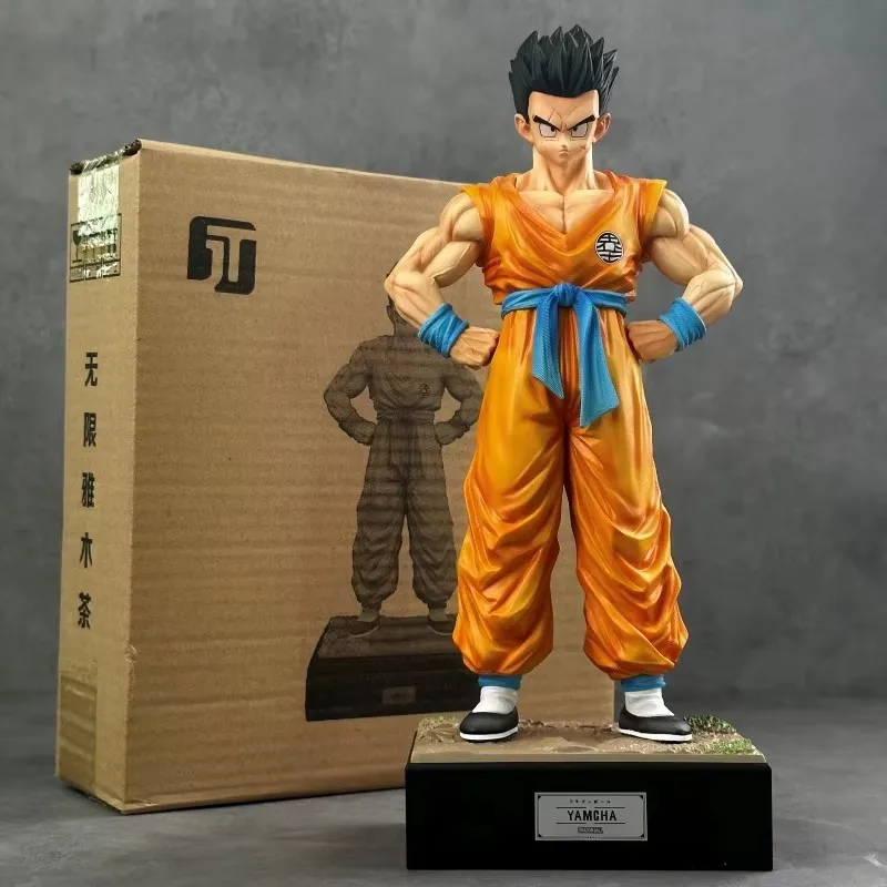 Dragon Ball Z Anime Decoração Modelo Yamcha Figuras, Brinquedo de Coleção em PVC, Action Figure VF, Série GK Infinity Z Fighters, 30cm